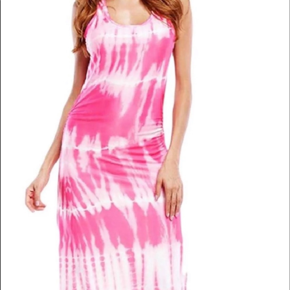 Pink TieDye Dress